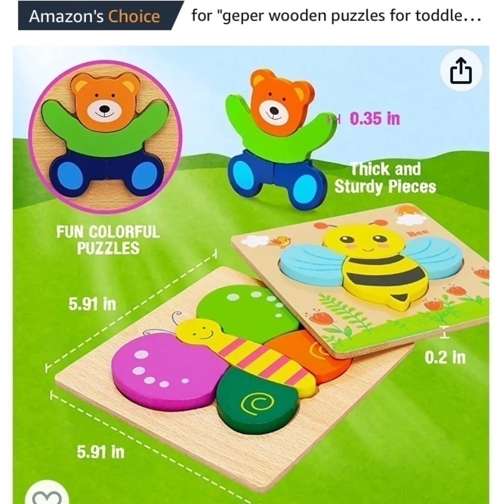 GEPER-WOODEN PUZZLES-12 months+